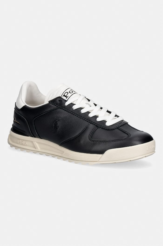 Polo Ralph Lauren Varick Sig sneakersy męskie skórzane czarny 809P13089002.001