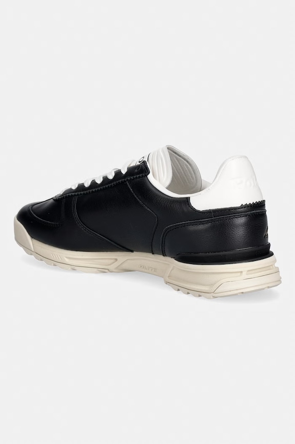 Obuwie Polo Ralph Lauren Varick Sig sneakersy męskie skórzane 809P13089002.001 czarny