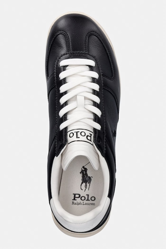 Polo Ralph Lauren Varick Sig sneakersy męskie skórzane czarny 809P13089002.001