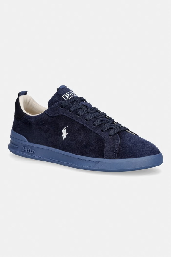 Polo Ralph Lauren Hrt Crt Rib tenisice za muškarce od kože mornarsko plava 809P13080001.410