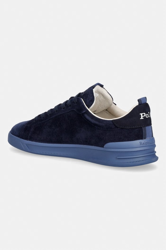 Obuća Polo Ralph Lauren Hrt Crt Rib tenisice za muškarce od kože 809P13080001.410 mornarsko plava