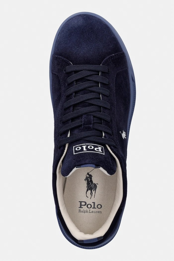 Polo Ralph Lauren Hrt Crt Rib tenisice za muškarce od kože mornarsko plava 809P13080001.410