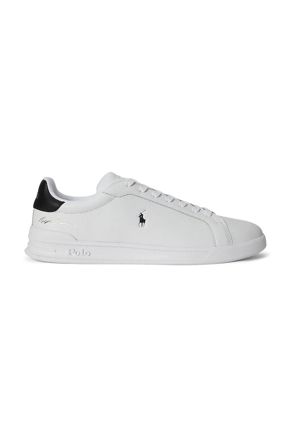 Polo Ralph Lauren Hrt Crt Sig sneakers δερμάτινα λευκό 809P13083001.100