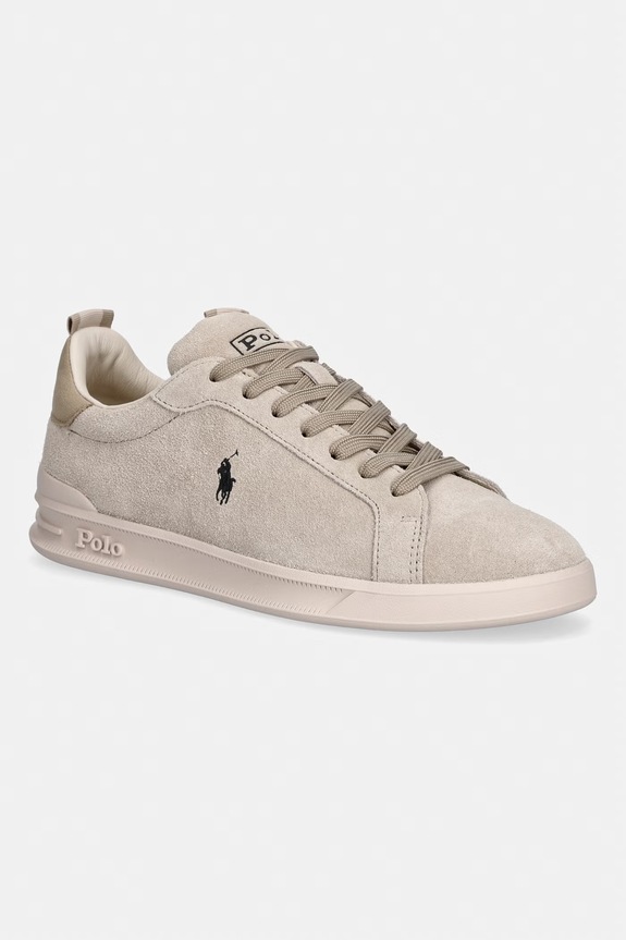 Polo Ralph Lauren Hrt Crt Rib tenisice od brušene kože bež 809P13080003.101