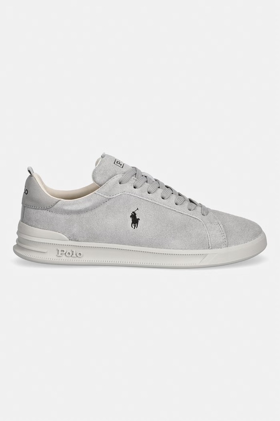 Polo Ralph Lauren Hrt Crt Rib tenisice od brušene kože 809P13080002.020 siva AW26