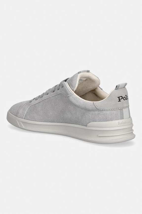 Obuća Polo Ralph Lauren Hrt Crt Rib tenisice od brušene kože 809P13080002.020 siva