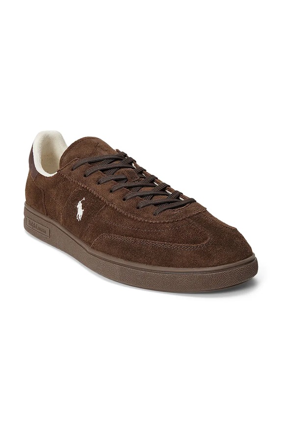 Polo Ralph Lauren Bedford Pp маратонки от велур 809P13079002.210 кафяв AW26