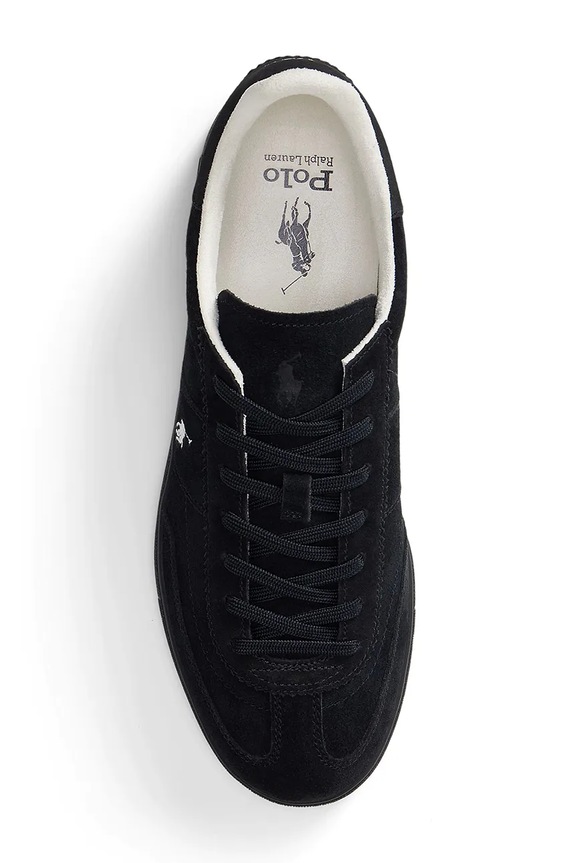 Обувки Polo Ralph Lauren Bedford Pp маратонки от велур 809P13079001.001 черен
