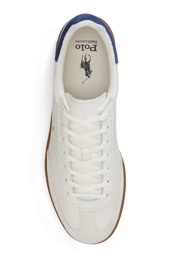 Παπούτσια Polo Ralph Lauren Bedford Pp sneakers σουέτ 809P13078004.100 λευκό