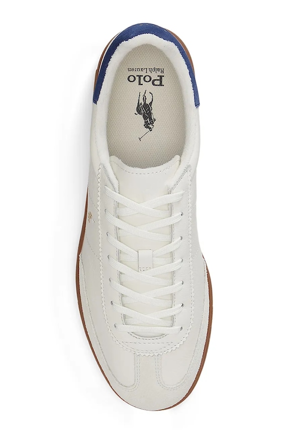 Παπούτσια Polo Ralph Lauren Bedford Pp sneakers σουέτ 809P13078004.100 λευκό
