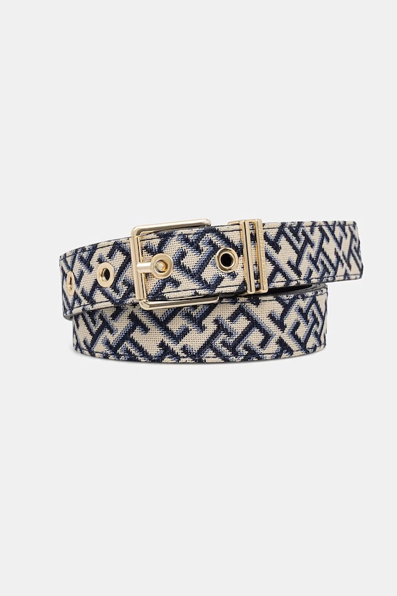 Tommy Hilfiger pasek damski beżowy AW0AW18894