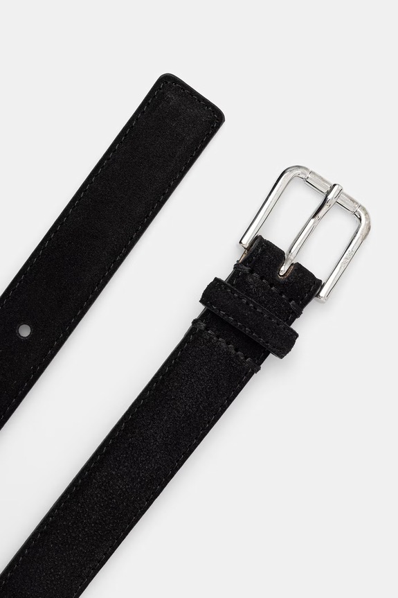BOSS pas ženski usnjen Navya-W-SdSt_Sz25 50568622 črna AW26