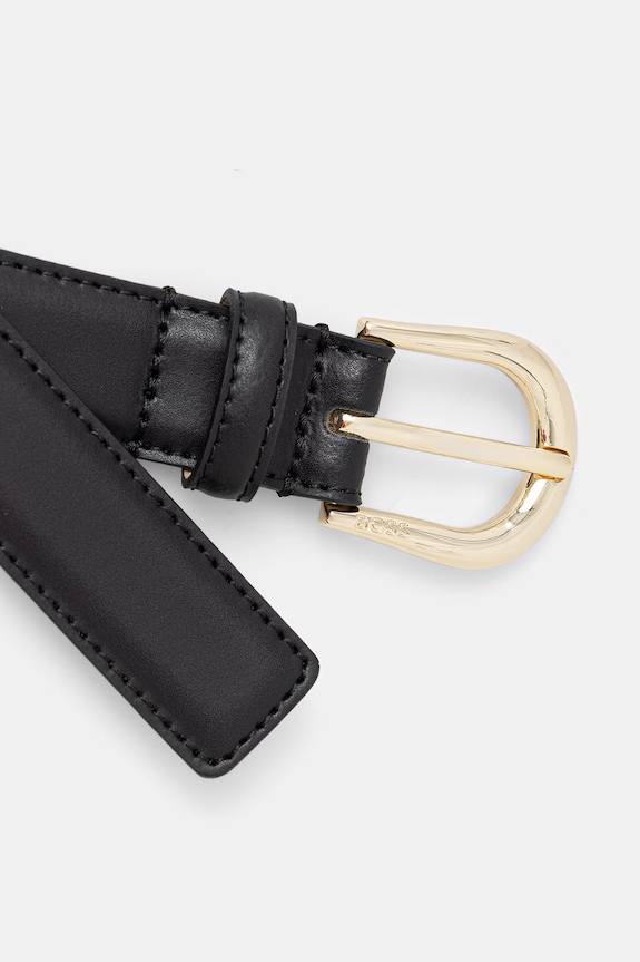BOSS pas ženski usnjeni Carol-St-G_Sz25 50568456 črna AW26