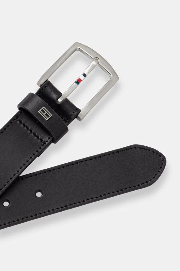 Tommy Hilfiger pas moški usnjeni AM0AM14318 črna AW26