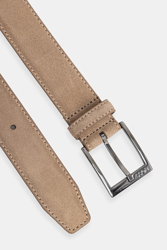 BOSS remen za muškarce kožni Elloy-Sd-GmSt_Sz35 50563958 bež AW26