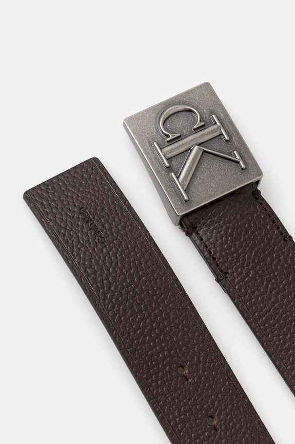 Calvin Klein pasek męski skórzany LV04D7111G brązowy AW26