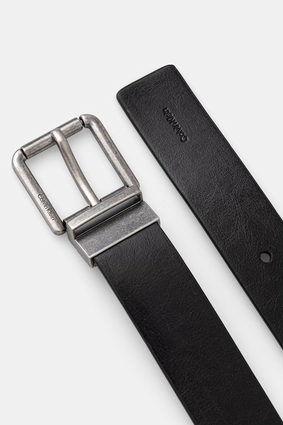 Calvin Klein pasek męski skórzany LV04D7103G czarny AW26