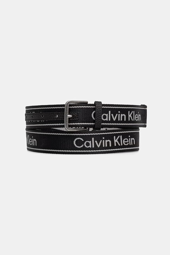 Calvin Klein pasek męski czarny LV04D7101G