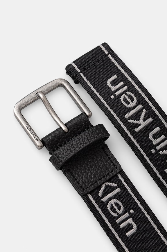 Calvin Klein pasek męski LV04D7101G czarny AW26