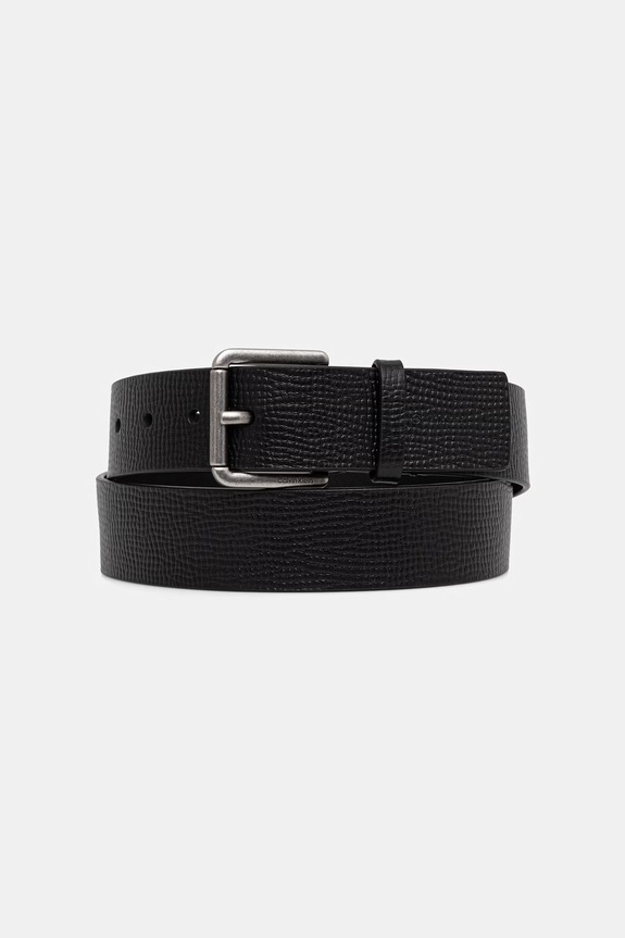 Calvin Klein pasek męski skórzany czarny LV04D7098G