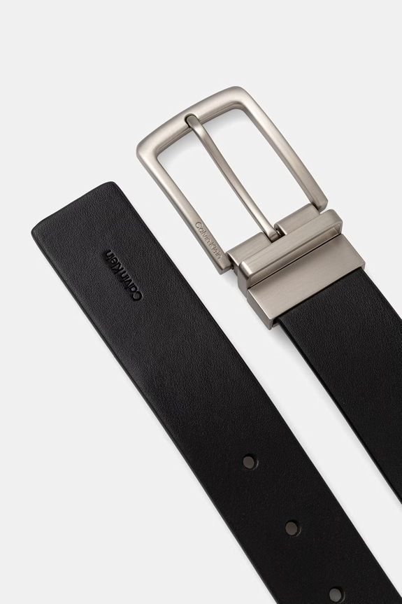 Akcesoria Calvin Klein pasek dwustronny męski skórzany LV04D7097G brązowy