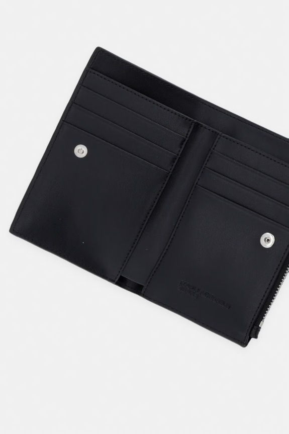 Akcesoria Karl Lagerfeld Jeans portfel damski skórzany B3W32054 czarny