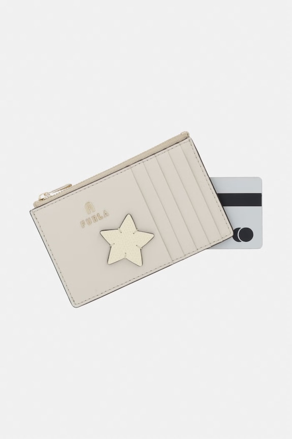 Akcesoria Furla portfel damski skórzany WP00310.BX4605.4994S beżowy