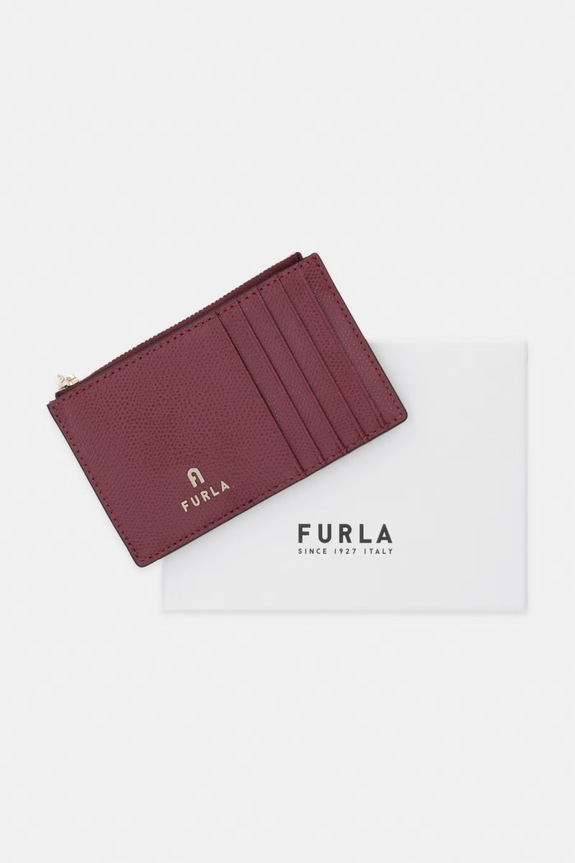 Furla portfel damski skórzany bordowy WP00310.ARE000.4908S