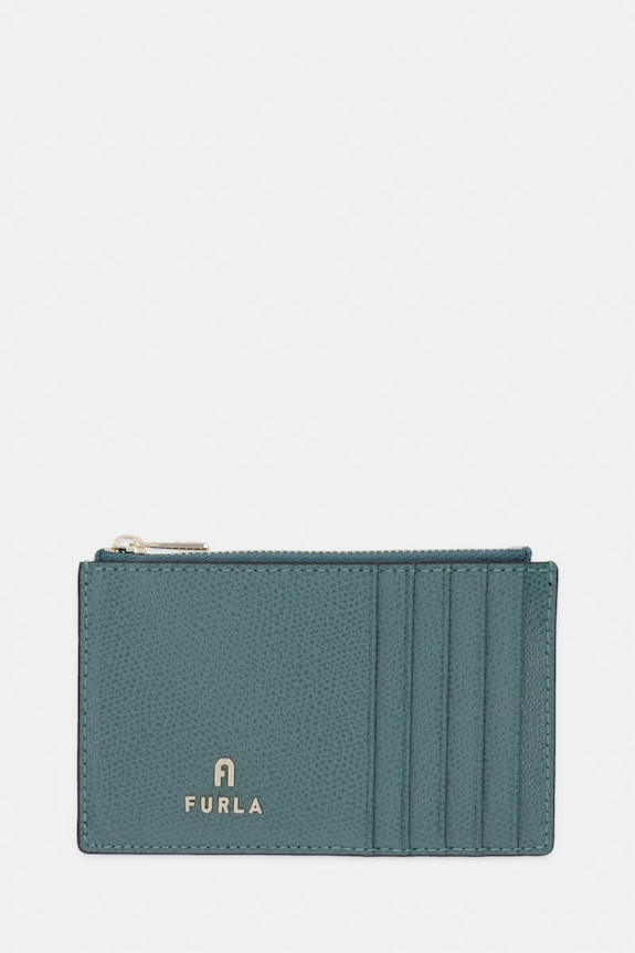 Furla portfel damski skórzany zielony WP00310.ARE000.4899S