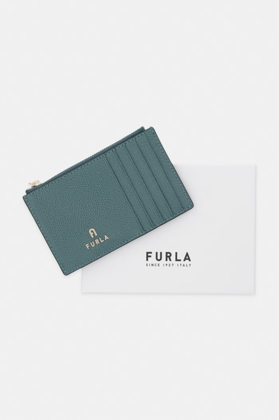 Furla portfel damski skórzany zielony WP00310.ARE000.4899S