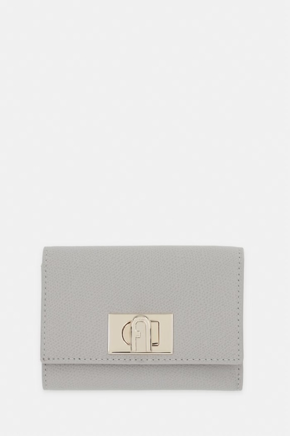 Furla portfel damski skórzany szary WP00225.ARE000.4897S