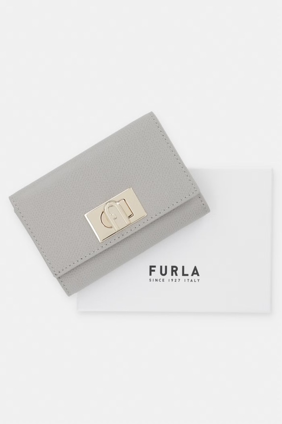 Furla portfel damski skórzany WP00225.ARE000.4897S szary