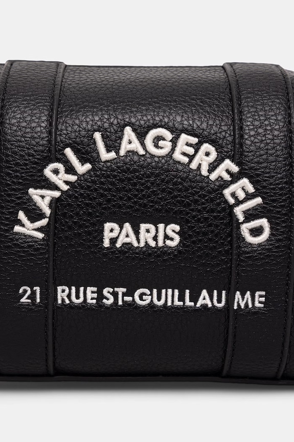 Karl Lagerfeld kozmetička torbica za žene od imitacije kože K/RSG crna B3W32024