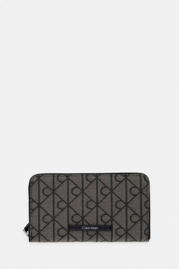 Calvin Klein portfel RFID damski beżowy LV04F1163G