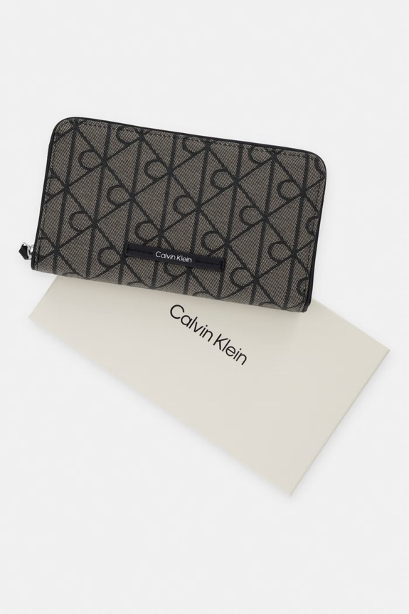 Calvin Klein portfel RFID damski LV04F1163G beżowy