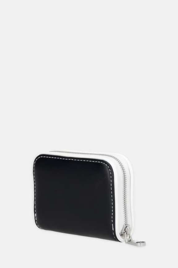 Calvin Klein портфейл RFID дамски от имитация на кожа LV04F1143G черен AW26