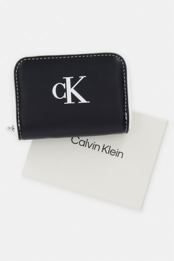 Calvin Klein RFID peňaženka dámska z imitácie kože LV04F1143G čierna
