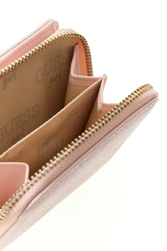 Guess гаманець дитячий зі штучної шкіри J6YZ25.W2571.9BY2 рожевий
