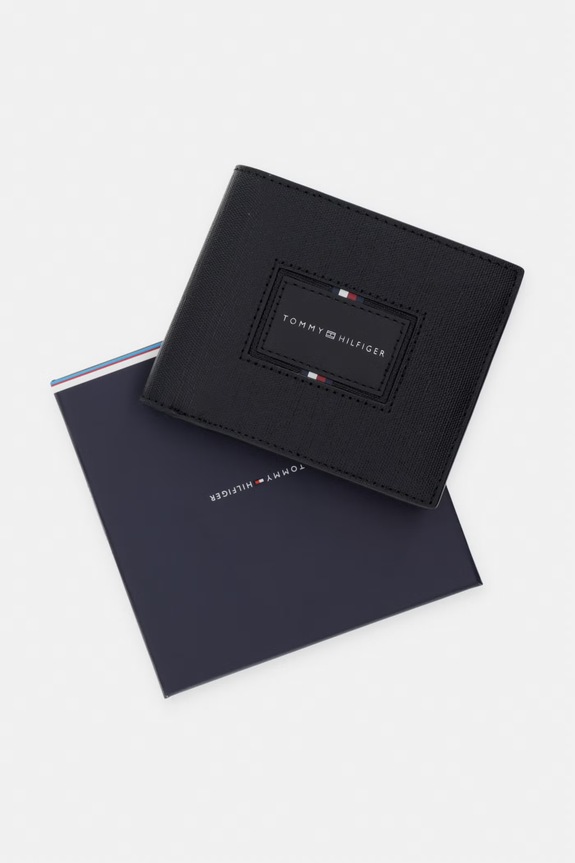 Tommy Hilfiger portfel męski skórzany AM0AM14506 czarny