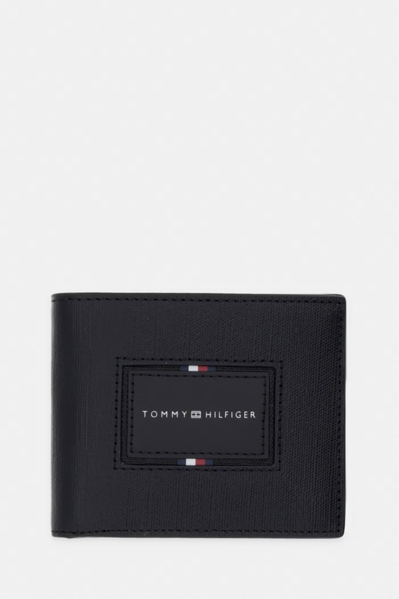 Tommy Hilfiger portfel męski skórzany czarny AM0AM14505
