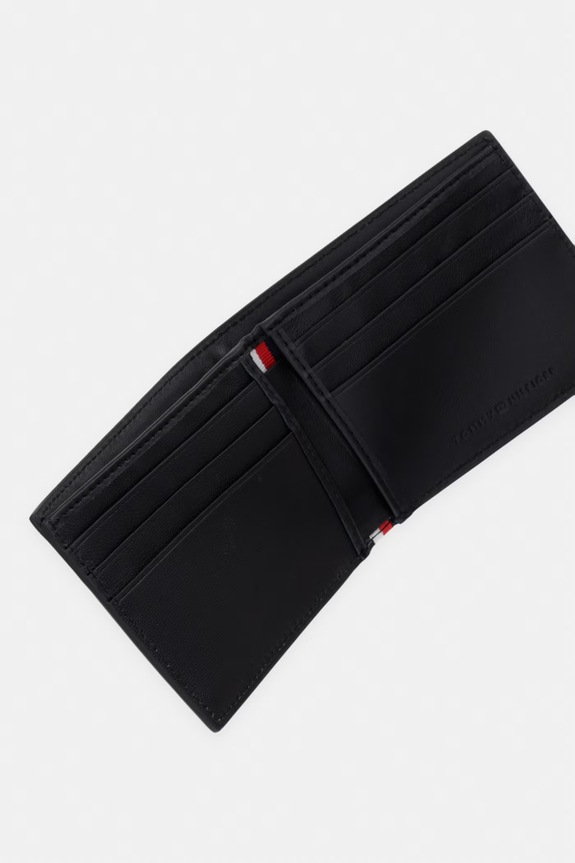 Akcesoria Tommy Hilfiger portfel męski skórzany AM0AM14505 czarny