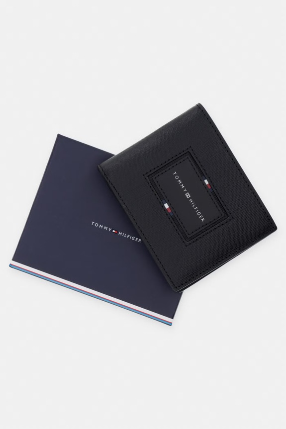 Tommy Hilfiger portfel męski skórzany AM0AM14505 czarny