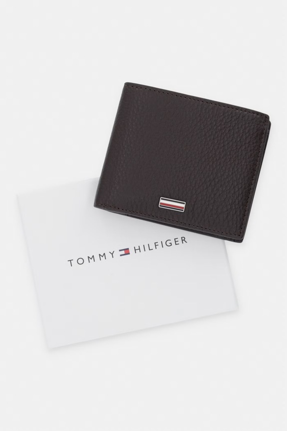 Tommy Hilfiger Peněženka pánská kožená AM0AM14496 hnědá