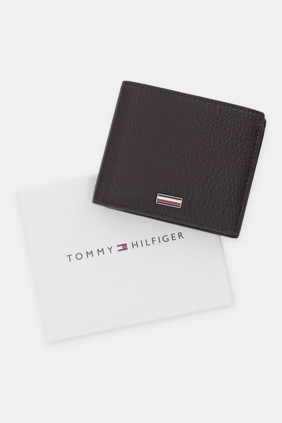 Tommy Hilfiger Peněženka pánská kožená AM0AM14496 hnědá