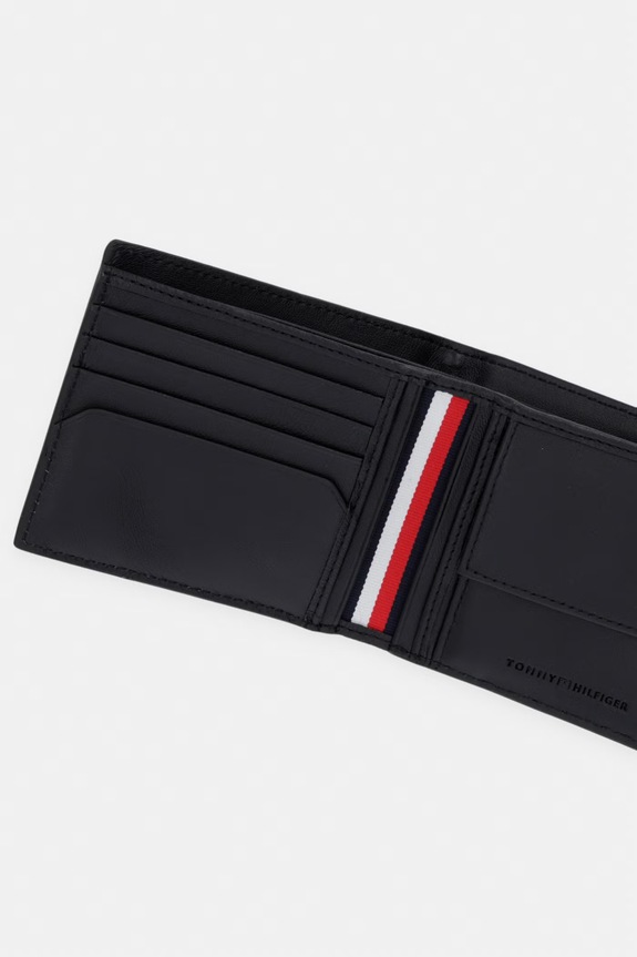 Doplňky Tommy Hilfiger Peněženka pánská kožená AM0AM14496 černá