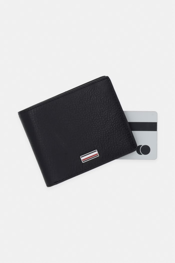 Tommy Hilfiger Peněženka pánská kožená černá AM0AM14495