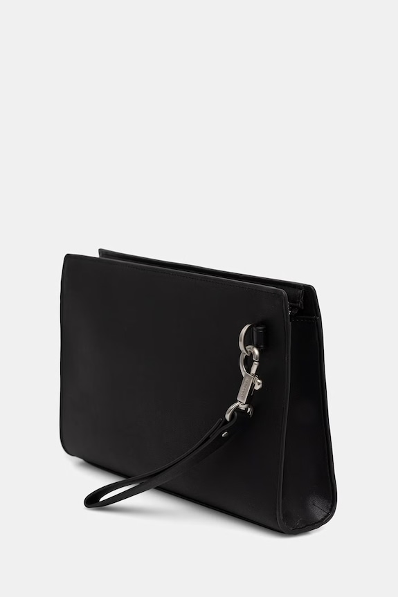 Calvin Klein saszetka męska z imitacji skóry LV04D1232G czarny AW26