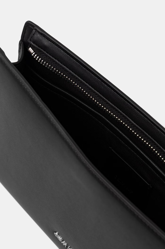 Akcesoria Calvin Klein saszetka męska z imitacji skóry LV04D1232G czarny