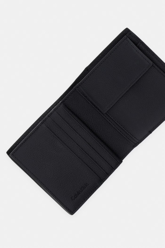 Calvin Klein portfel męski skórzany czarny LV04D1178G