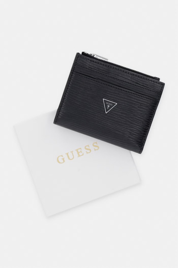 Guess гаманець чоловічий шкіряний MILANO SMMIPR.LEA03 чорний